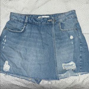 Zara Denim Skort